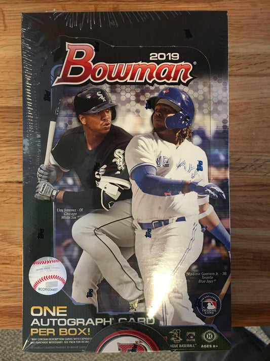 2019 Bowman Baseball Hobby Box