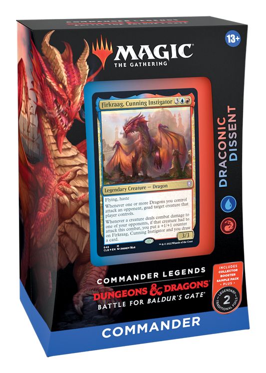 Magic The Gathering: Commander Legends Battle For Baldur's Gate Commander Deck - Draconic Dissent