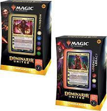 Magic The Gathering: Dominaria United Commander 2 Deck Combo Painbow and Legends' Legacy