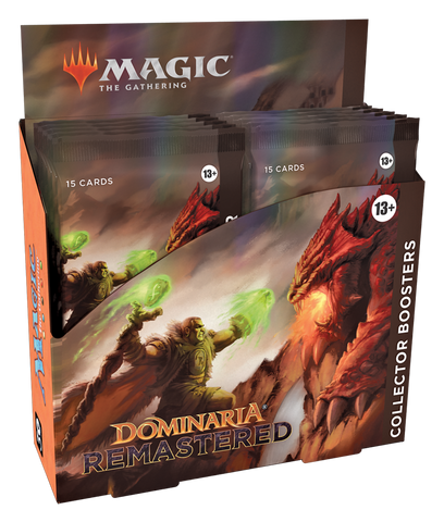 Magic The Gathering Dominaria Remastered Collector Booster Box