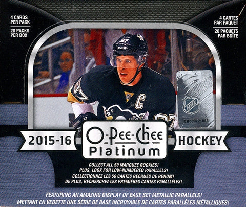 2015-16 Upper Deck OPC Platinum Hockey Box
