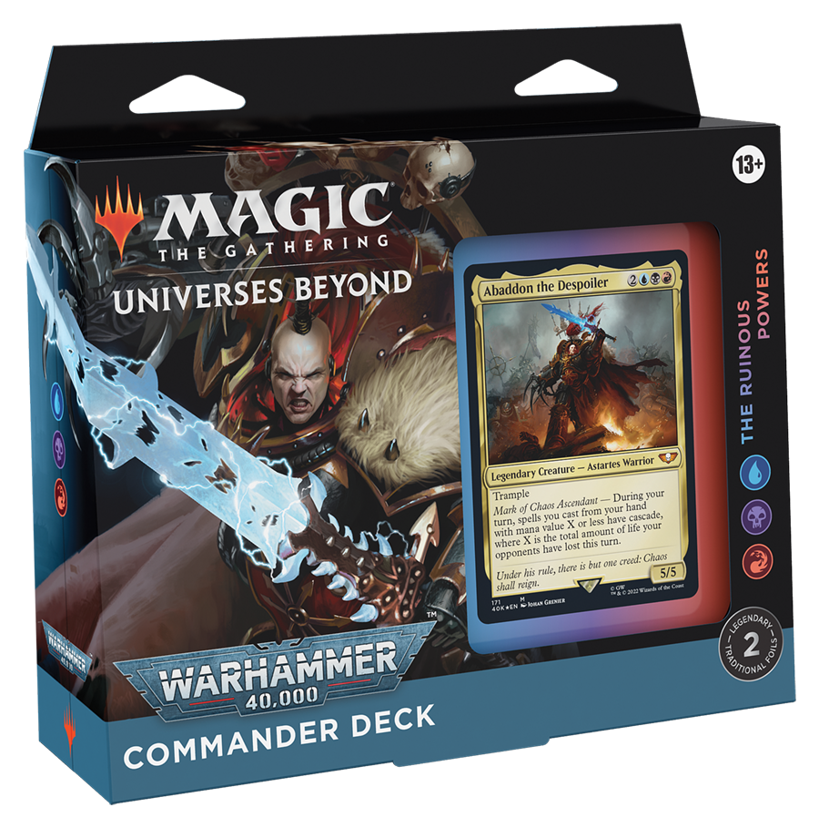 Magic The Gathering Warhammer 40,000 Commander Deck - The Ruinous Powers