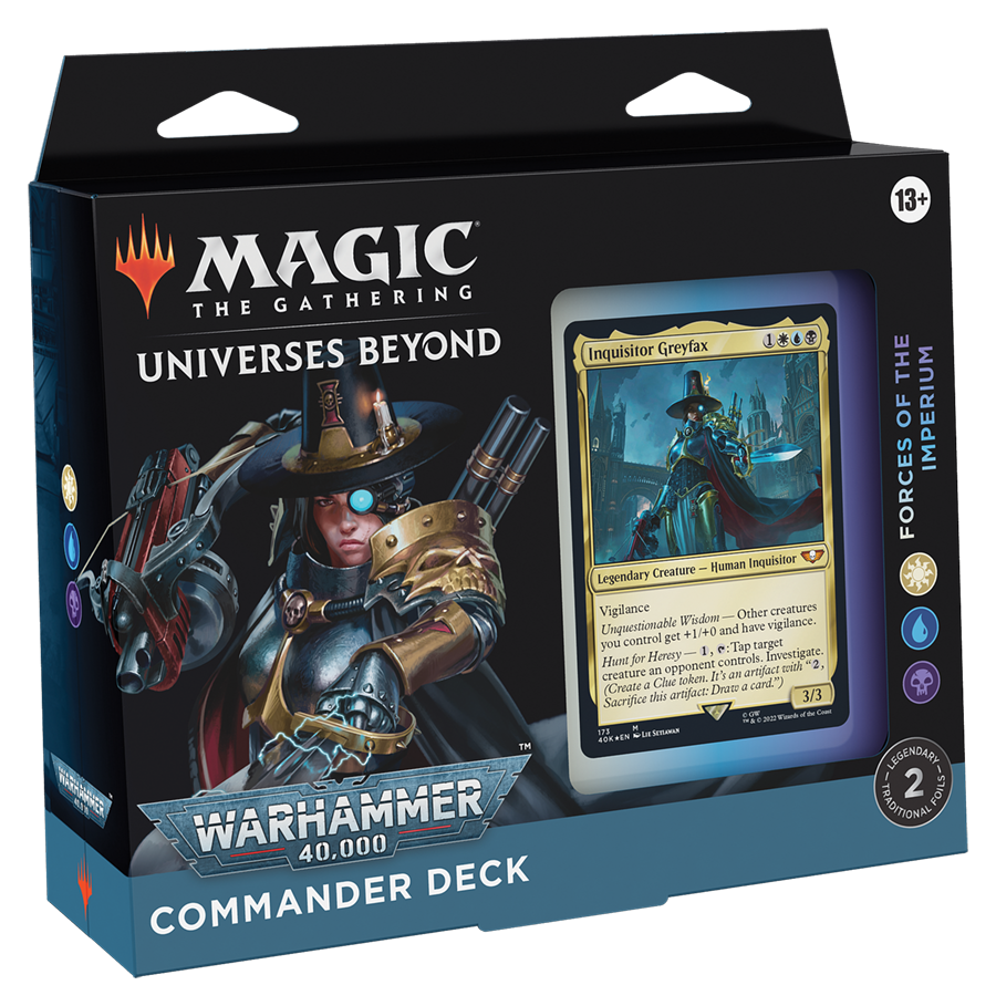 Magic The Gathering Warhammer 40,000 Commander Deck - Forces of the Imperium
