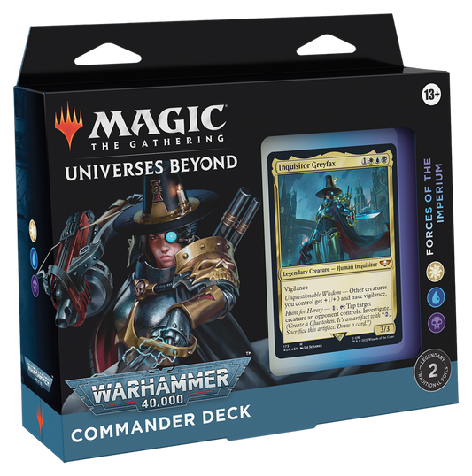 Magic The Gathering Warhammer 40,000 Commander Deck - Forces of the Imperium