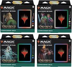 Magic The Gathering The Lord of the Rings Tales of Middle Earth Commander Deck - Four Deck Set