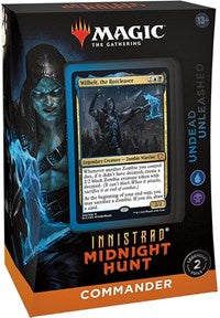 Magic The Gathering Innistrad: Midnight Hunt Commander Deck Undead Unleashed Box