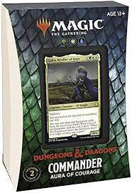 Magic The Gathering Adventures in the Forgotten Realms - Aura of Courage Commander Deck