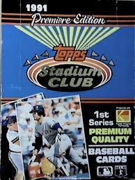 1991 Stadium Club Baseball Series 1 Box