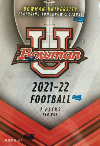 2021-22 Bowman University Football Hobby Box