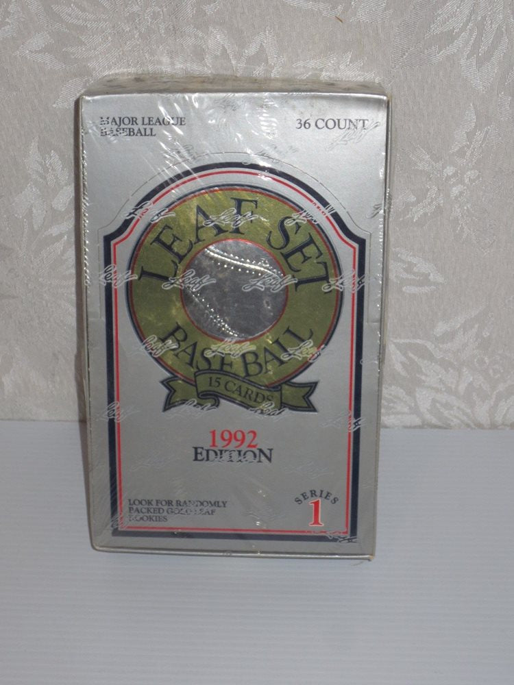 1992 Leaf Baseball Series 1 Wax Box