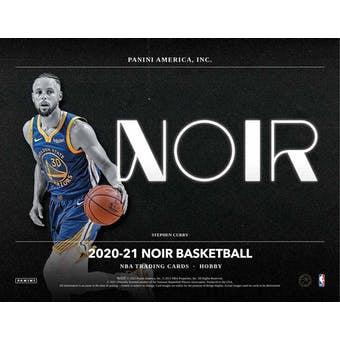 2020-21 Panini Noir Basketball Hobby Box - 4 Box Case -