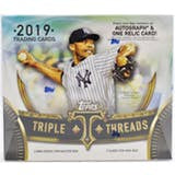 2019 Topps Triple Threads Baseball Hobby 18-Box Master Case