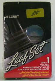 1991 Leaf Baseball Series 1 Wax Box