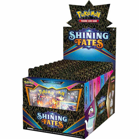 Pokemon Shining Fates Mad Party Pin Collection Box