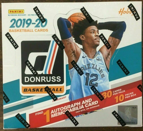 2019-20 Panini Donruss Basketball Hobby Box