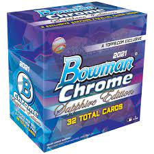 2021 Bowman Chrome Baseball Sapphire Edition