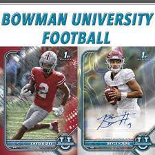 2022 Bowman Chrome University Football Hobby-Box - 12 Box Case