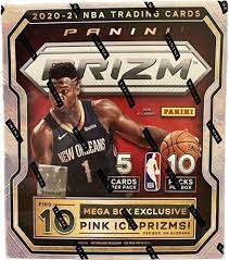 2020-21 Panini Prizm Basketball Mega Box (Pink Ice)