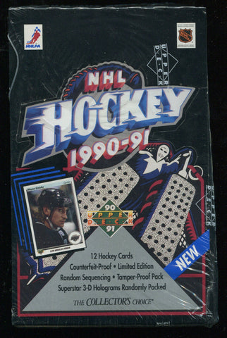 1990-91 Upper Deck Low Series Hockey Box