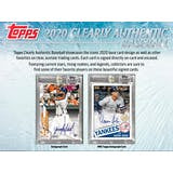 2020 Topps Clearly Authentic Baseball  - 20 Box Case