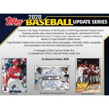 2020 Topps Update Series Baseball Jumbo - 6 Box Case