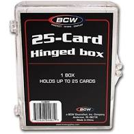 BCW 25 CARD SNAP CASE