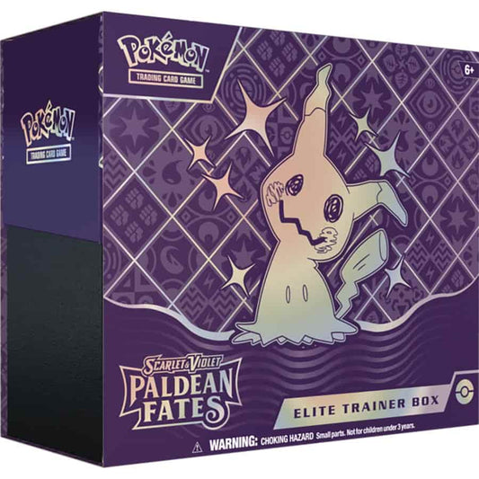 Pokemon Scarlet and Violet Paldean Fates Elite Trainer Box