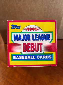1991 Topps Major League Debut Baseball Factory Set