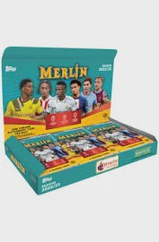 2022-23 Topps UEFA Club Competitions Merlin Chrome Soccer Hobby Box - 12 Box Case