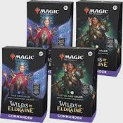 Magic The Gathering Wilds of Eldraine Commander Deck - 4 Deck Set