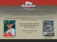 2022 Topps Chrome Platinum Anniversary Baseball Lite Hobby Box - 16 Box Case