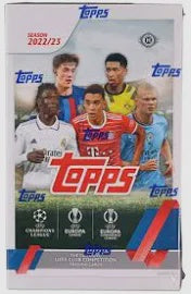 2022-23 Topps UEFA Club Competition Soccer Hobby Box